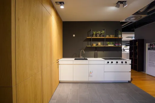 Decker Massivholz Küchenzeile Weiß